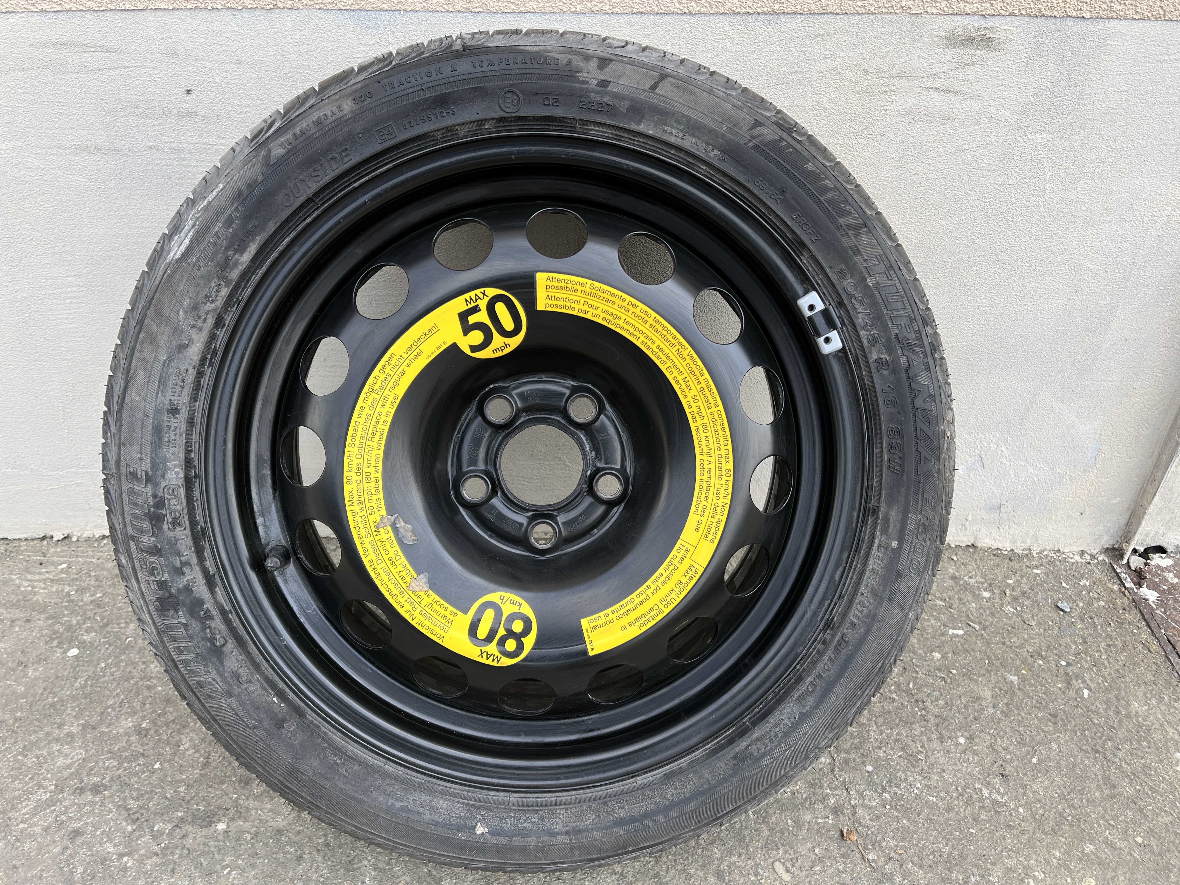 Rezervní kolo R16 5x100 1J0601027 R/T