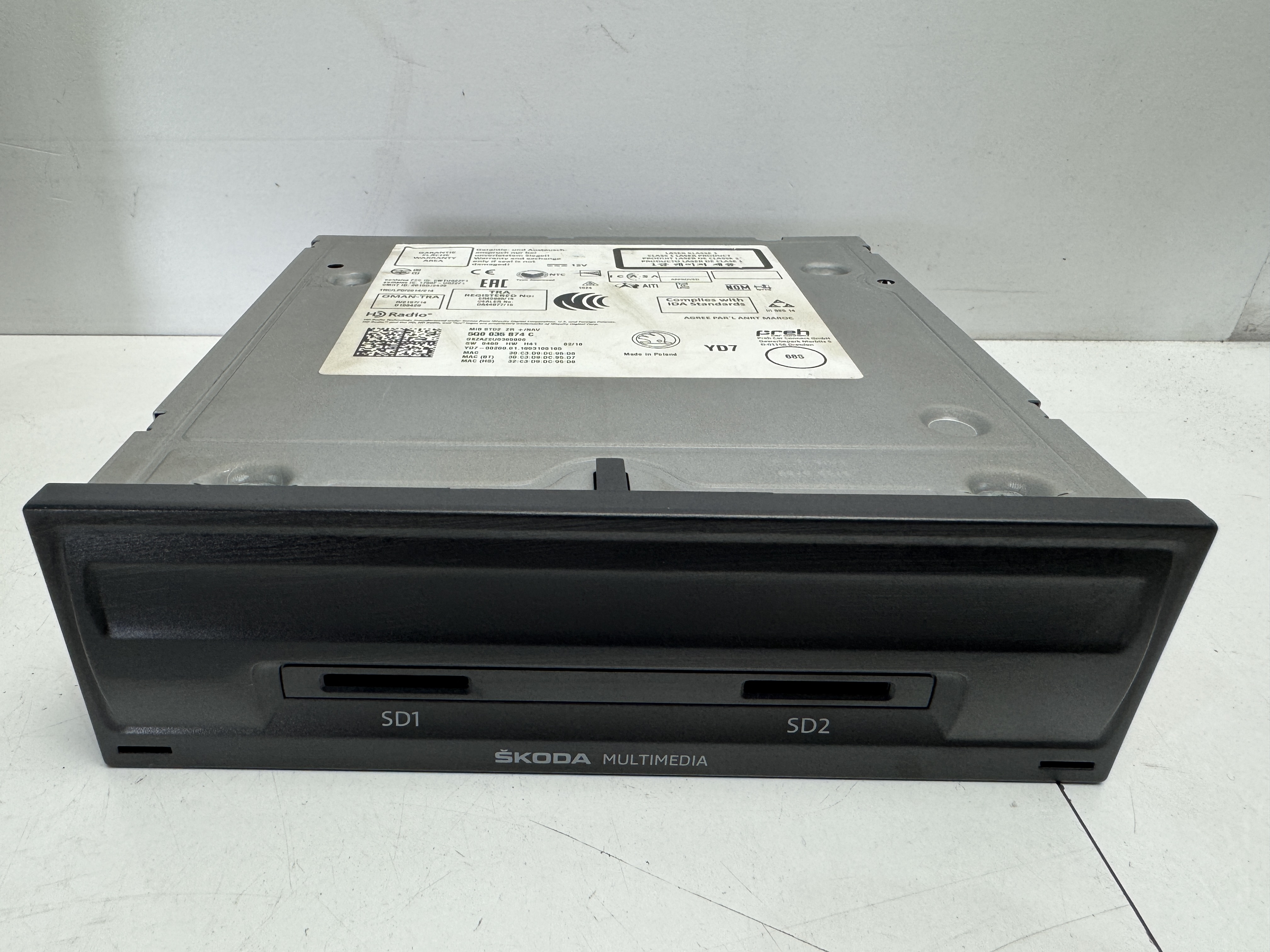 Jednotka navigace, multimédií Škoda Karoq 5Q0035874C